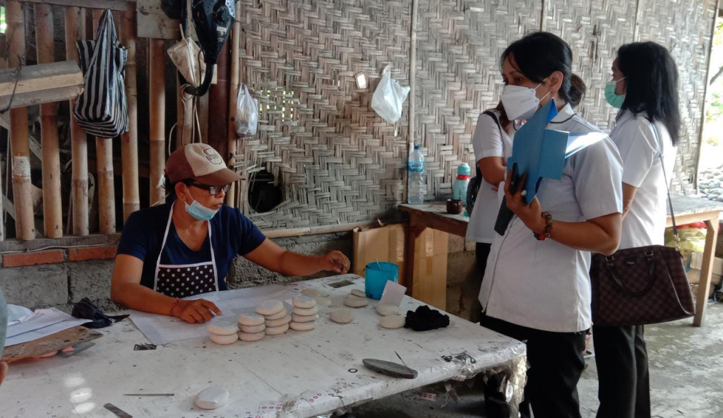 Peninjauan TTG (Teknologi Tepat Guna) oleh Tim dari (DPMD) Dinas Pemberdayaan Masyarakat dan Desa Kabupaten Badung di Desa Dalung